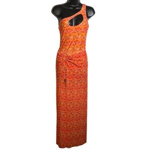 Kendall & Kylie One Shoulder Cut Out Swimsuit Coverup Shorts and Skirt Medium